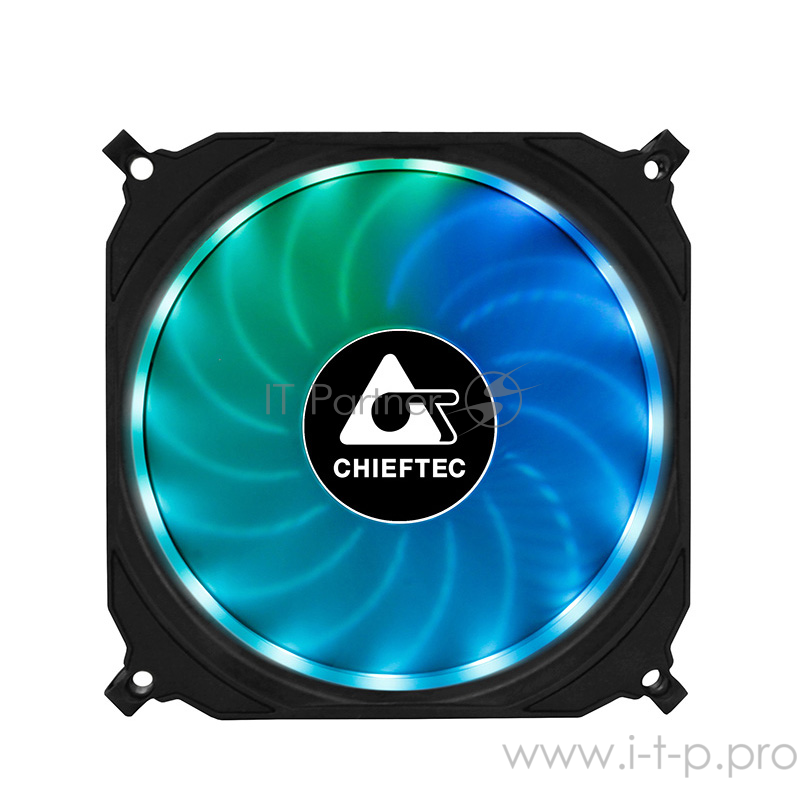 Вентилятор Chieftec CHIEFTRONIC CF-1225RGB 120x120x25мм (100шт./кор, Addresable RGB, 1200об/мин, 6pin) BOX