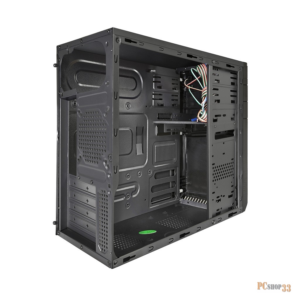 Корпус Minitower ExeGate SP-135 Black, mATX <UN500, 120mm> 2*USB, Audio