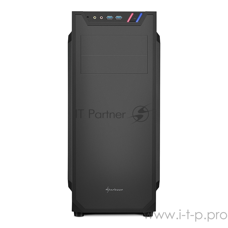 Sharkoon VS7 игровой корпус чёрный (ATX, сталь, акрилл, fan 2x120 мм + 1x120 мм, 2xUSB 3.0, audio)