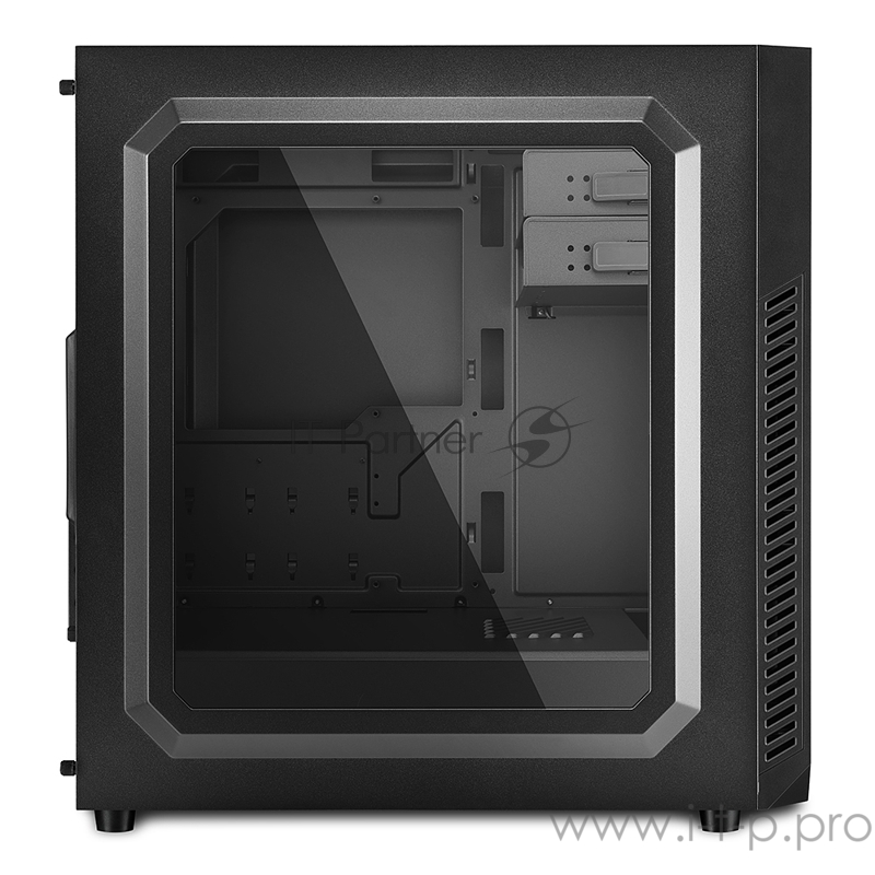 Sharkoon VS7 игровой корпус чёрный (ATX, сталь, акрилл, fan 2x120 мм + 1x120 мм, 2xUSB 3.0, audio)