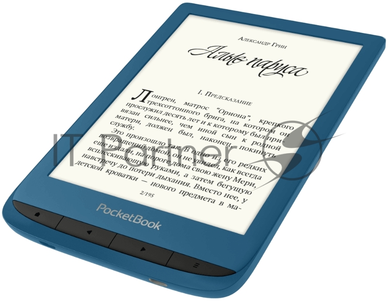 Книга электронная PocketBook 632 лазурный