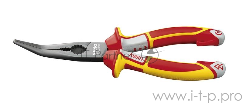 Длинногубцы FELO 58222540 диэлектрические угловые с резцом 205мм