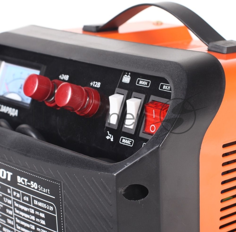 Устройство пуско-зарядное PATRIOT BCT- 50 Start 220В±15% 1700Вт 12/24В 50/260А 60-550А/ч 10.7кг