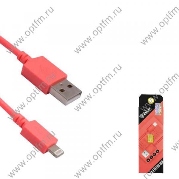 Кабель USB - Apple 8pin/lightning INKAX Kingkong CK-08 розовый (2м) /max 1,5A/