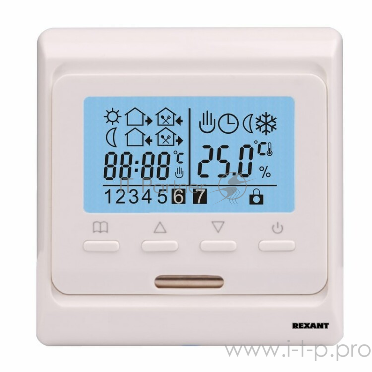 REXANT Терморегулятор с дисплеем и автоматическим программированием /R51XT/ 51-0532