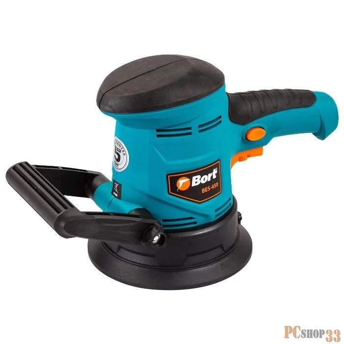 Эксцентриковая шлифовальная машина Bort BES-450 450Вт