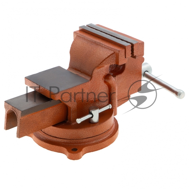 Тиски SPARTA 186235 слесарные 100мм поворотные с наковальней