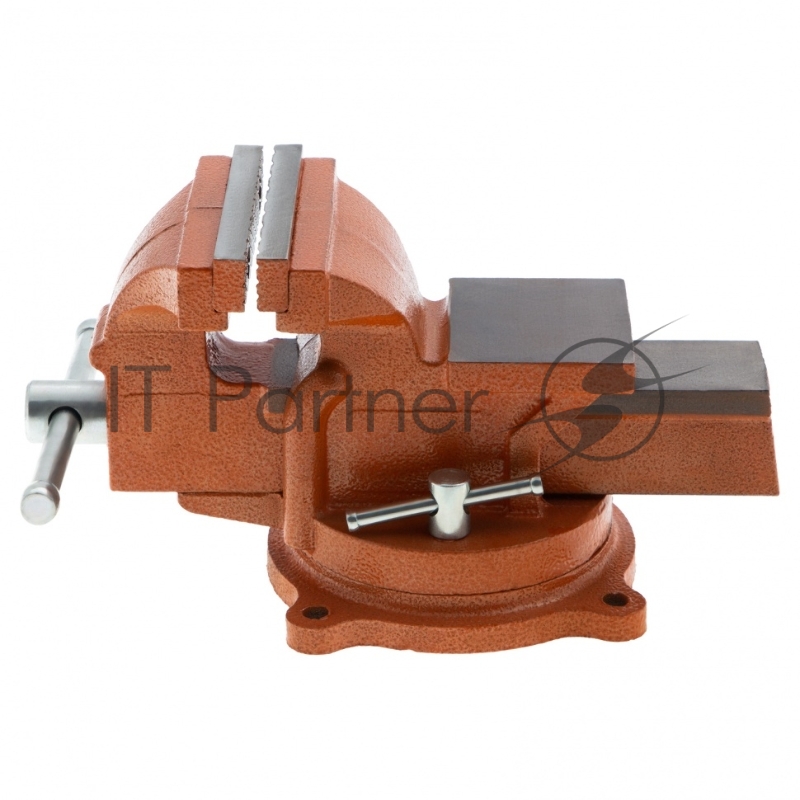 Тиски SPARTA 186235 слесарные 100мм поворотные с наковальней