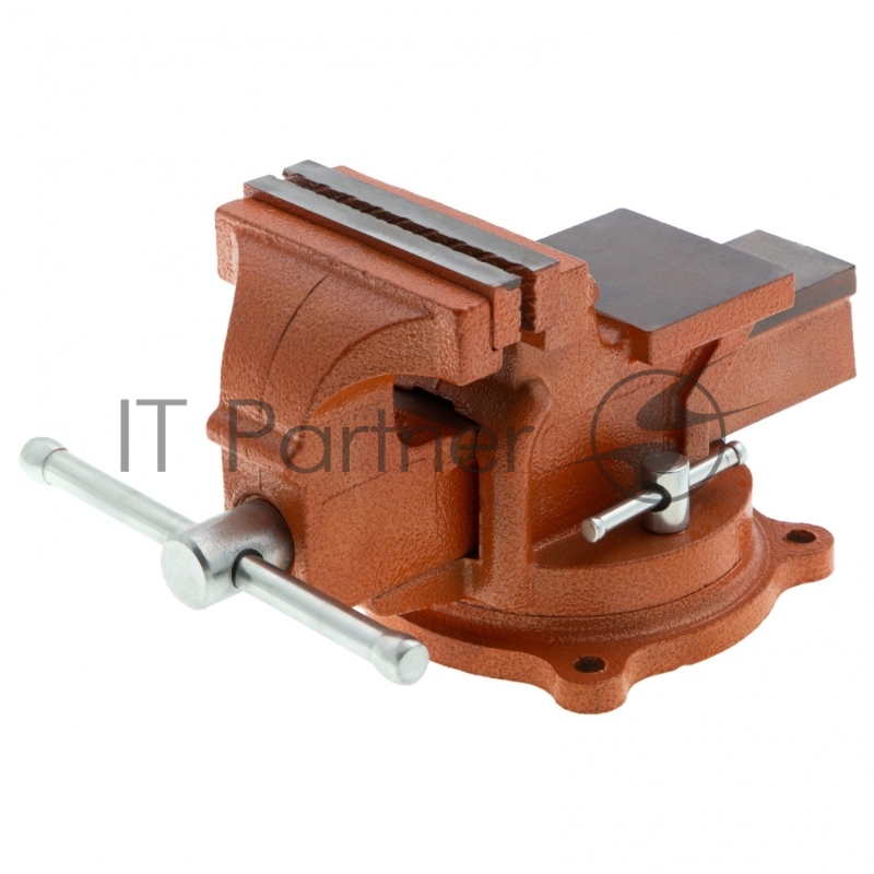 Тиски SPARTA 186235 слесарные 100мм поворотные с наковальней