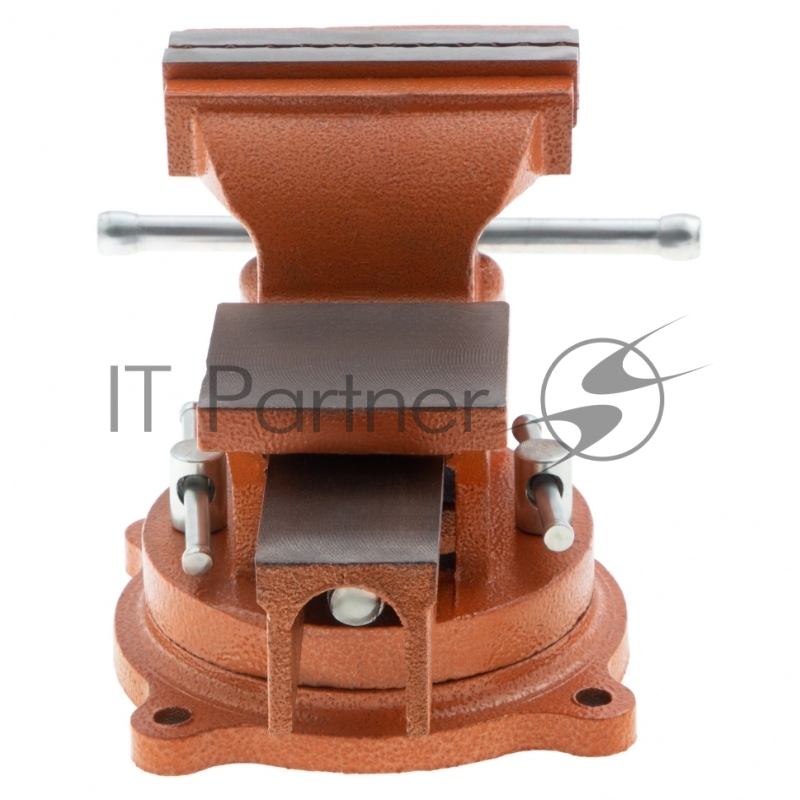 Тиски SPARTA 186235 слесарные 100мм поворотные с наковальней