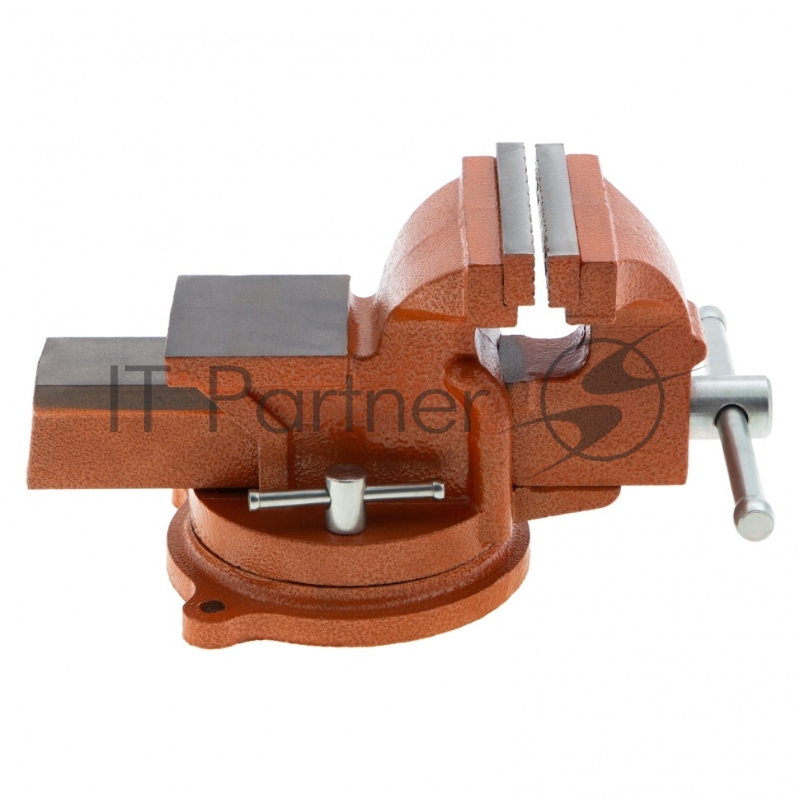 Тиски SPARTA 186235 слесарные 100мм поворотные с наковальней