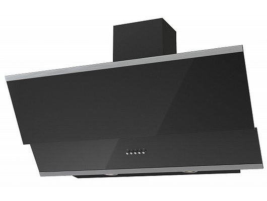 Вытяжка наклонная KRONA IRIDA 900 black push button