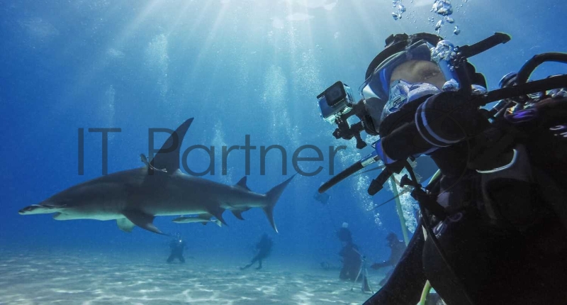 Водонепроницаемый бокс для камеры GoPro HERO8 AJDIV-001 (Dive Housing)