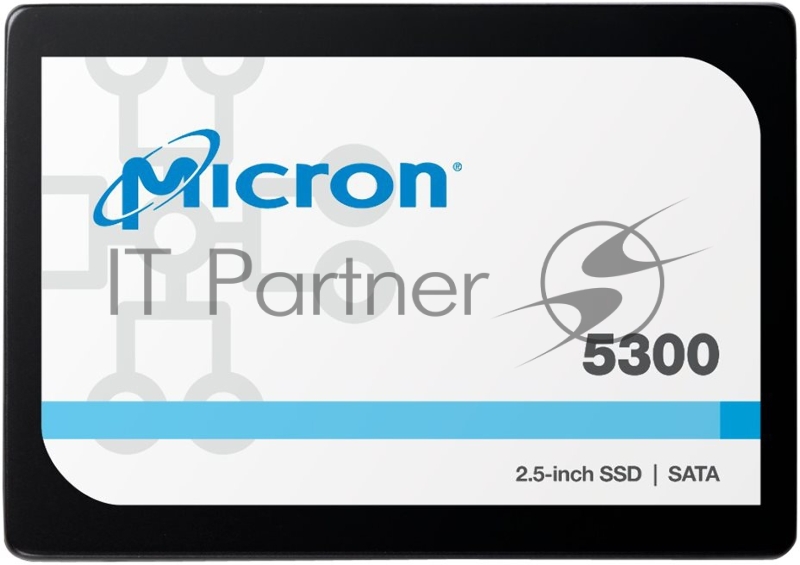 MICRON 5300 MAX 480GB Enterprise SSD, 2.5” 7mm, SATA 6 Gb/s, Read/Write: 540 / 460 MB/s, Random Read/Write IOPS 95K/60K