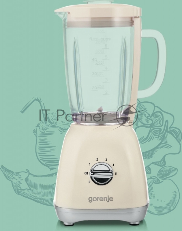 Блендер Gorenje стационарный, 800 Вт, 5 скоростей