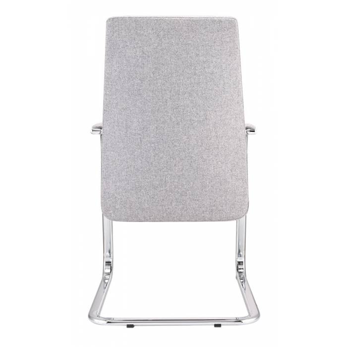 Кресло Бюрократ _JONS-LOW-V/CASHGREY на полозьях серый