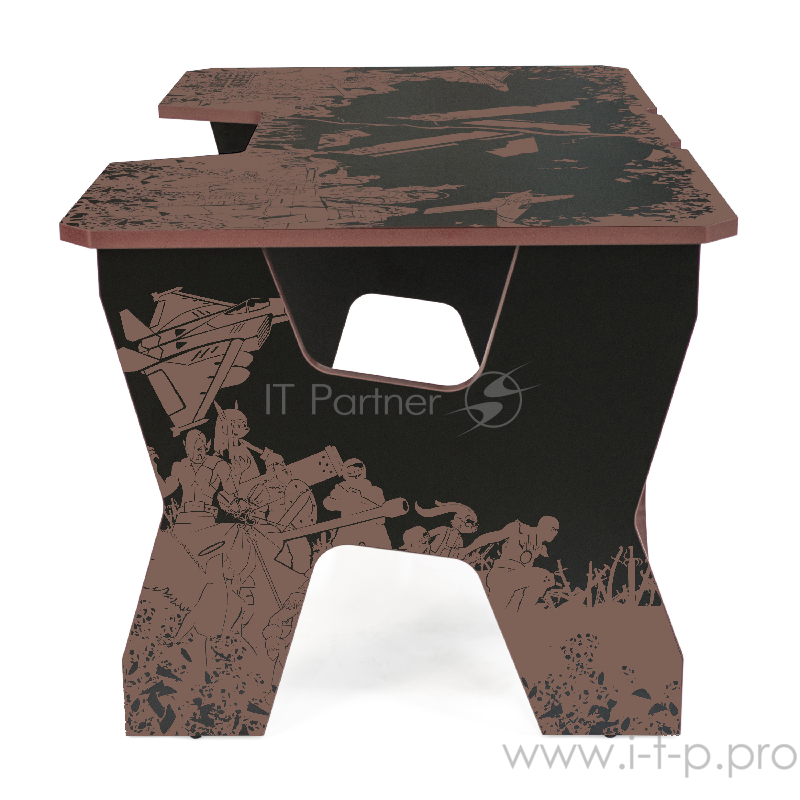 Generic Comfort Gamer2/VS/NC Игровой стол чёрно-коричневый (ЛДСП Е1,150 x 90 x 75)
