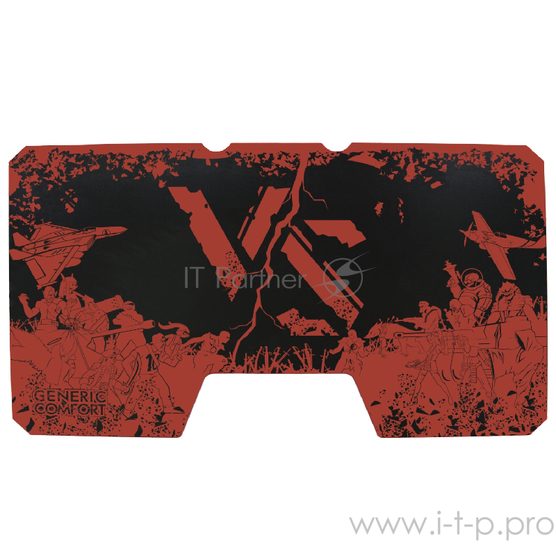 Generic Comfort Gamer2/VS/NR Игровой стол чёрно-красный (ЛДСП Е1,150 x 90 x 75)