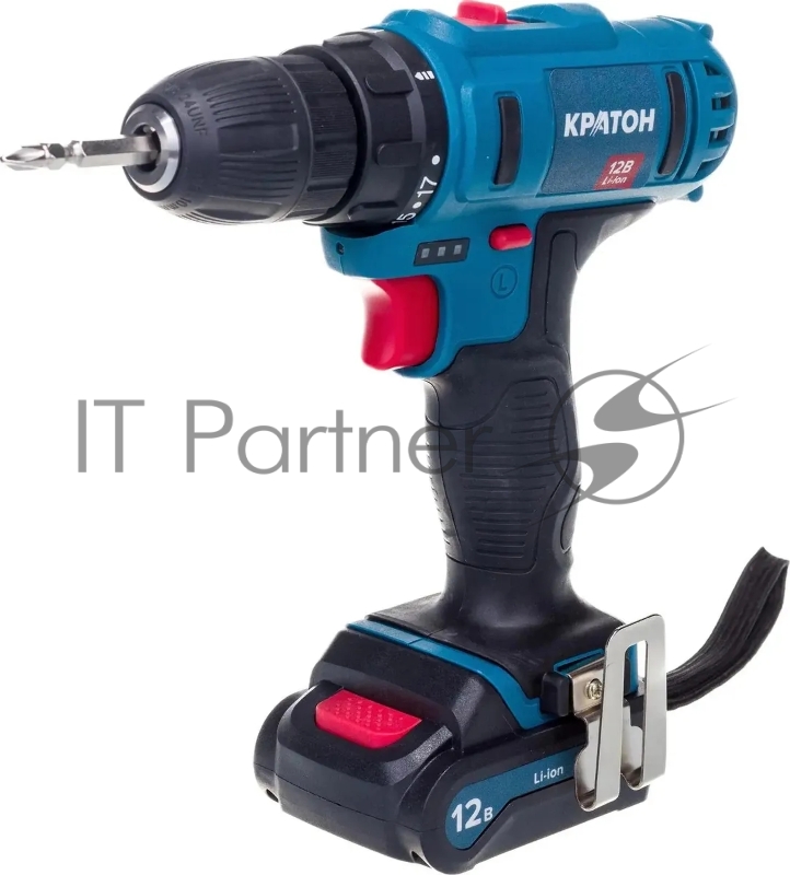 Дрель-шуруповерт аккумуляторная Кратон CDB-12-Li-1,5