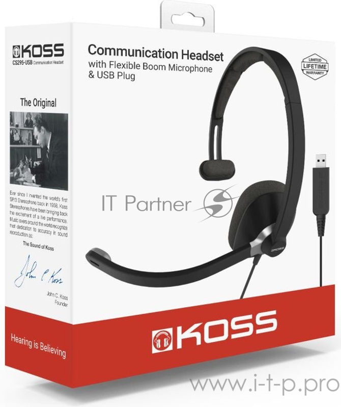 Наушники KOSS CS-295 USB