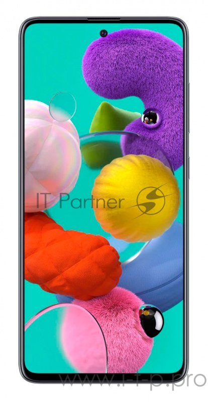 Смартфон Samsung SM-A515F Galaxy A51 128Gb 6Gb черный моноблок 3G 4G 2Sim 6.5 1080x2400 Android 9 48Mpix 802.11 a/b/g/n/ac NFC GPS GSM900/1800 GSM1900 TouchSc MP3 microSD max512Gb