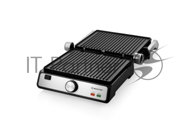 Гриль-пресс BRAYER, 2000 Вт, съемные, 29*26 см, регул высот, пласт корп., поддон, 180