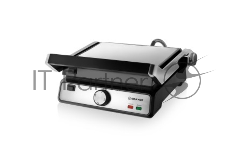 Гриль-пресс BRAYER, 2000 Вт, съемные, 29*26 см, регул высот, пласт корп., поддон, 180