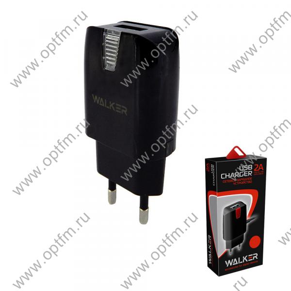СЗУ-USB 1 выход max 2,0A WALKER WH-21 черная