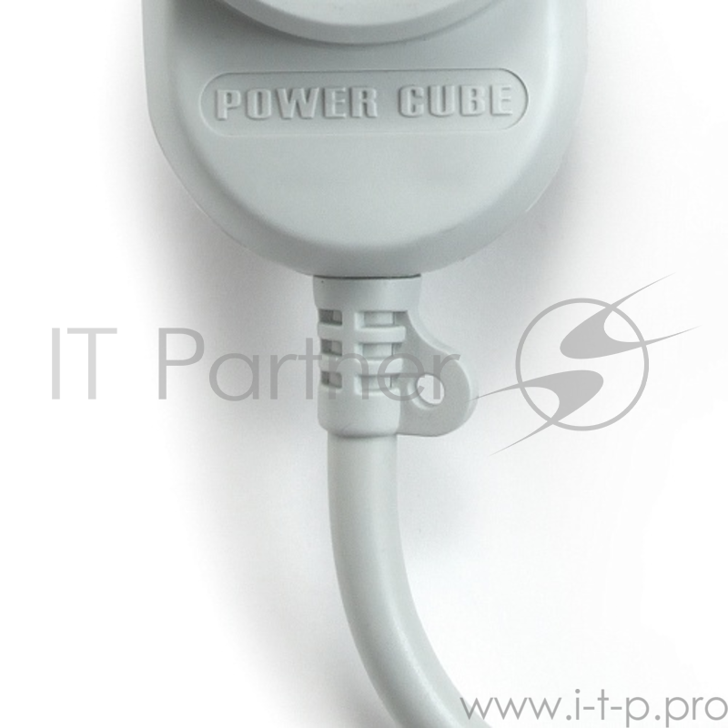 Бытовой удлинитель PowerCube, 3+2 розетки, 3500 Вт, 16 А, 5.0 м