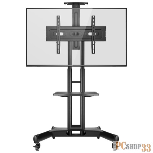 ONKRON TS1551 чёрная Для телевизоров диагональю 32-65 Максимальная нагрузка: 45,5 кг VESA: 100x100, 100x200, 200x100, 200x200, 200x300, 200x400, 300