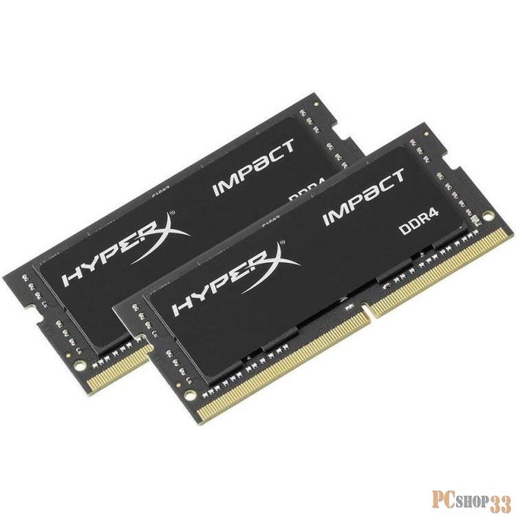 Память SO-DIMM DDR4 KINGSTON 32GB 2666MHz CL15 (Kit of 2) HyperX Impact, EAN: 740617265392