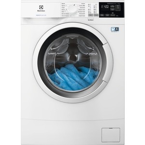 Стиральная машина Electrolux EW6S4R26W 6 кг, отжим 1200 об/мин, класс A+++, глубина 38 см, ЖК дисплей, программа с обработкой паром