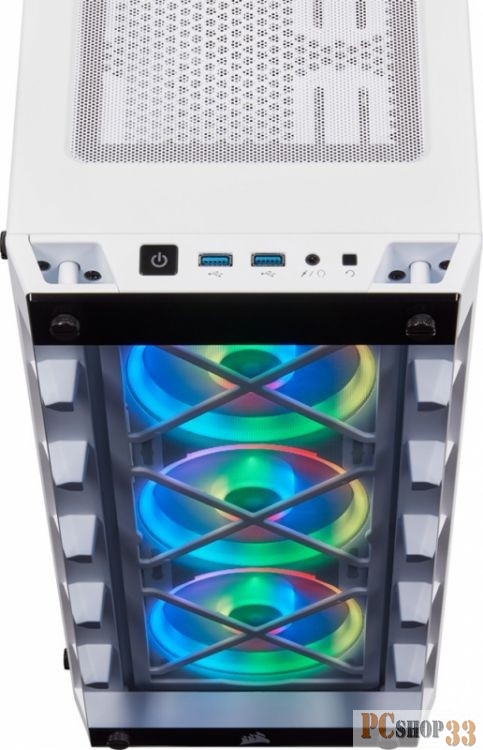 Корпус iCUE 465X RGB CC-9011189-WW Mid-Tower ATX Smart Case — Black