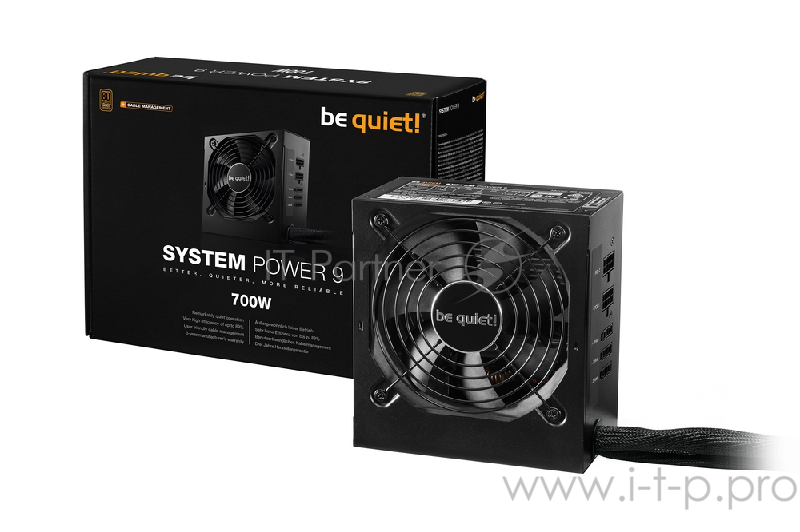 Блок питания be quiet! SYSTEM POWER 9 700W CM / ATX 2.4, active PFC, 80 PLUS Bronze, 120mm fan, modular c.m. / BN303