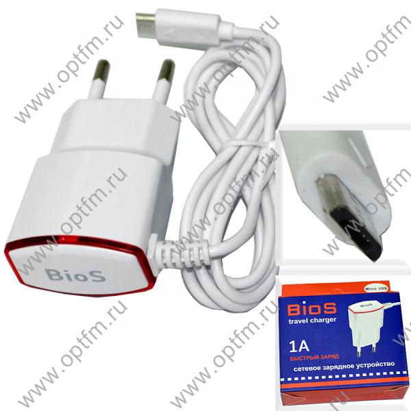 СЗУ (Micro USB) BIOS (max 1A) белый