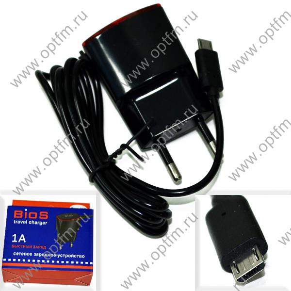 СЗУ (Micro USB) BIOS (max 1A) черный