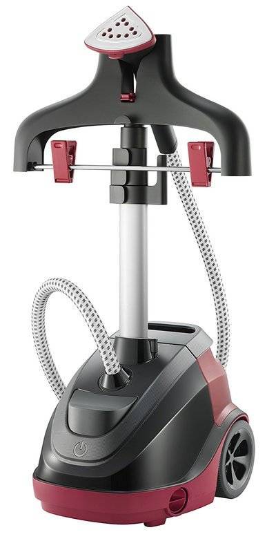 Отпариватель напольный Rowenta IS6540D1 черный/красный