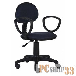 Кресло Бюрократ CH-213AXN/Bl&Blue черный/синий 12-191