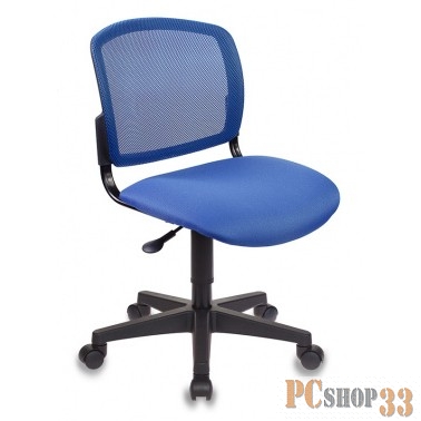 Кресло Бюрократ CH-296/BL/15-10 спинка сетка синий сиденье темно-синий 15-10