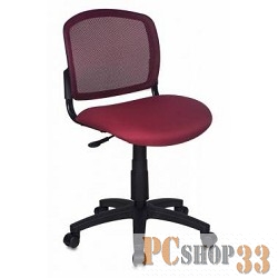 Кресло Бюрократ CH-296/DC/15-11 спинка сетка темно-бордовый сиденье бордовый 15-11
