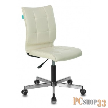 Кресло Бюрократ CH-330M/BEIGE без подлокотников бежевый искусственная кожа крестовина металл