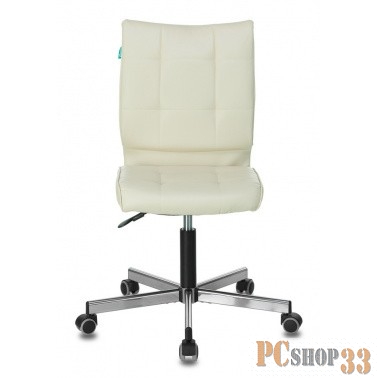 Кресло Бюрократ CH-330M/BEIGE без подлокотников бежевый искусственная кожа крестовина металл