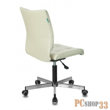 Кресло Бюрократ CH-330M/BEIGE без подлокотников бежевый искусственная кожа крестовина металл