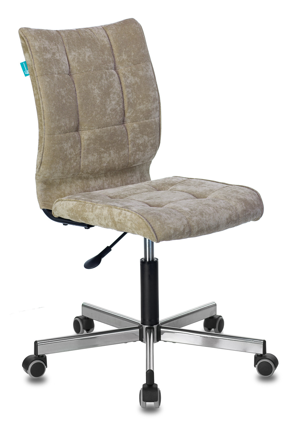 Кресло Бюрократ CH-330M/LT-21 без подлокотников песочный Light 21 крестовина металл