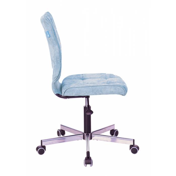 Кресло Бюрократ CH-330M/LT-28 без подлокотников серый крестовина металл