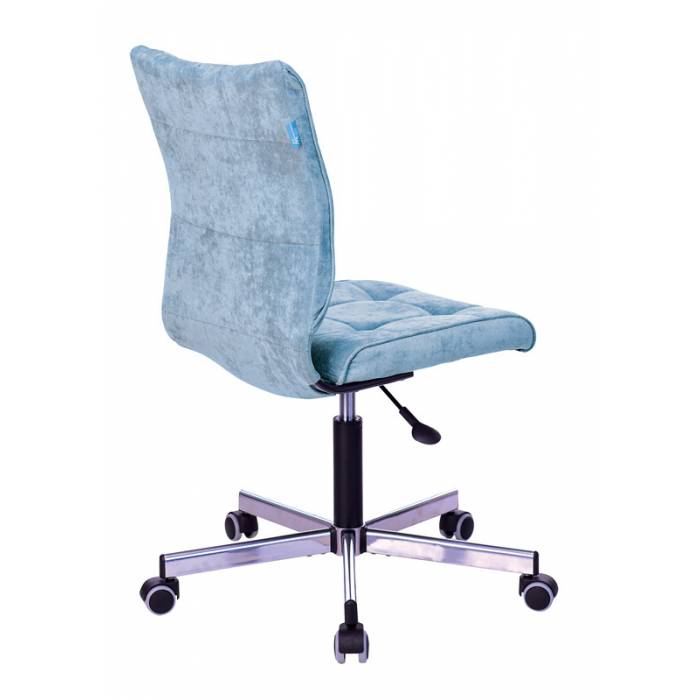 Кресло Бюрократ CH-330M/LT-28 без подлокотников серый крестовина металл