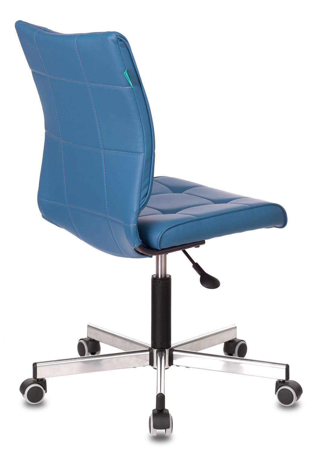 Кресло Бюрократ CH-330M/OR-03 без подлокотников синий искусственная кожа крестовина металл