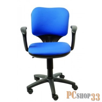 Кресло Бюрократ CH-540AXSN-LOW/26-21 низкая спинка синий 26-21