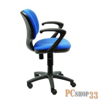 Кресло Бюрократ CH-540AXSN-LOW/26-21 низкая спинка синий 26-21