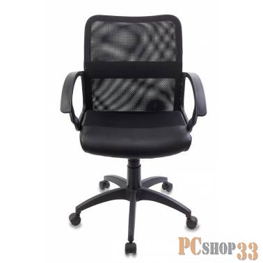 Кресло Бюрократ CH-590/BLACK спинка сетка черный сиденье черный искусственная кожа